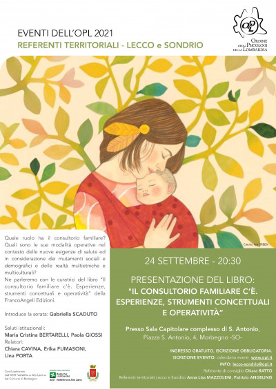 immagine articolo MORBEGNO -SO- Presentazione del libro: Il consultorio familiare c’è.  Esperienze, strumenti concettuali e operatività.