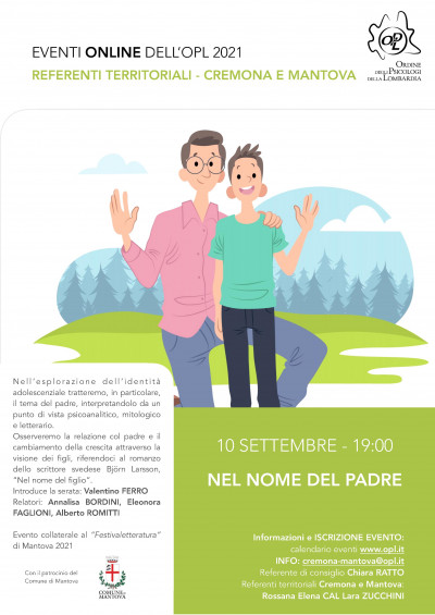 immagine articolo MANTOVA - Nel nome del padre - online in diretta su piattaforma GoToMeeting