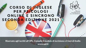 immagine articolo Corso di inglese sincrono riservato agli iscritti all'OPL - Seconda edizione 2021