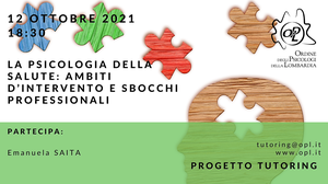 immagine articolo TUTORING - La psicologia della salute: ambiti d’intervento e sbocchi professionali