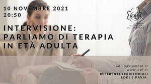 immagine articolo LODI– INTERVISIONE: Parliamo di terapia in età adulta