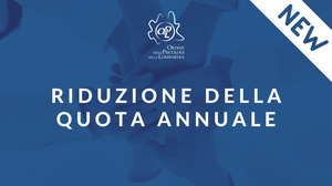 immagine articolo RIDUZIONE DELLA QUOTA ANNUALE