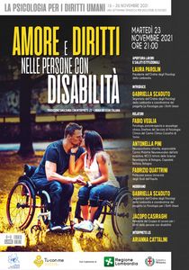 immagine articolo Settimana dei diritti 2021 - Amore e diritti nelle persone con disabilità