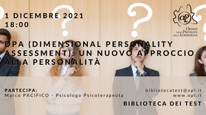 immagine articolo DPA (Dimensional Personality Assessment): un nuovo approccio alla personalità