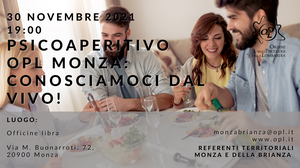 immagine articolo MONZA - Psicoaperitivo: Conosciamoci dal vivo!