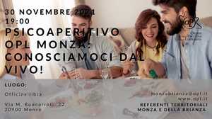 immagine articolo MONZA - Psicoaperitivo: Conosciamoci dal vivo!
