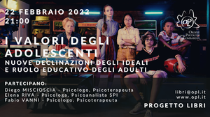 immagine articolo Presentazione libro - I valori degli adolescenti. Nuove declinazioni degli ideali e ruolo educativo degli adulti