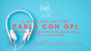 immagine articolo Il piano formativo ECM anno 2022 dell’OPL e del CNOP