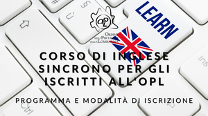 Corso di inglese sincrono per gli iscritti all'OPL. Programma e modalità di iscrizione