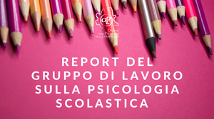 Report gruppo di lavoro sulla psicologia scolastica