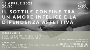 immagine articolo CREMONA - MANTOVA: Il sottile confine tra un amore infelice e la dipendenza affettiva