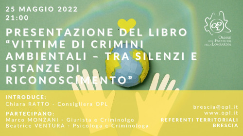 immagine articolo BRESCIA – Presentazione del libro: Vittime di crimini ambientali – Tra silenzi e istanze di riconoscimento