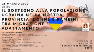 immagine articolo COMO – Il sostegno alla popolazione ucraina nella nostra provincia: donne e bambini tra migrazione e adattamento