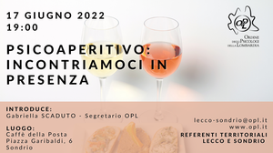 immagine articolo SONDRIO – Psicoaperitivo: incontriamoci in presenza