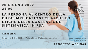 immagine articolo La persona al centro della cura: implicazioni cliniche ed etiche della contenzione sistematica in RSA