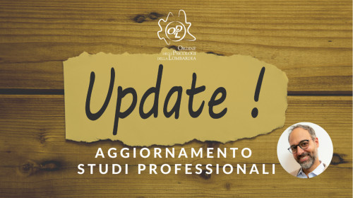 Aggiornamento sugli studi professionali