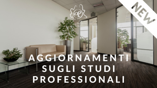 Aggiornamenti sugli studi professionali