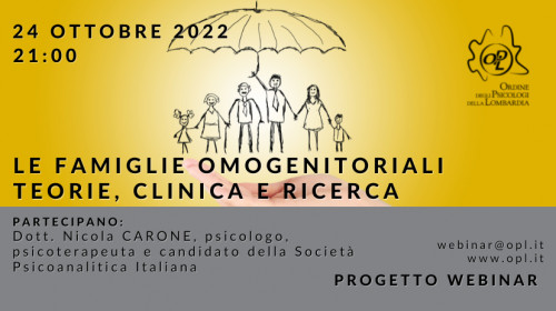 immagine articolo Le famiglie omogenitoriali. Teorie, clinica e ricerca