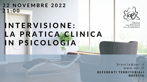 immagine articolo Brescia – Intervisione: la pratica clinica in psicologia