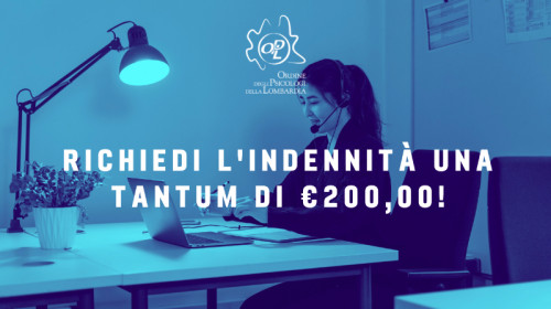 Indennità una tantum di Euro 200 per lavoratori autonomi e liberi professionisti