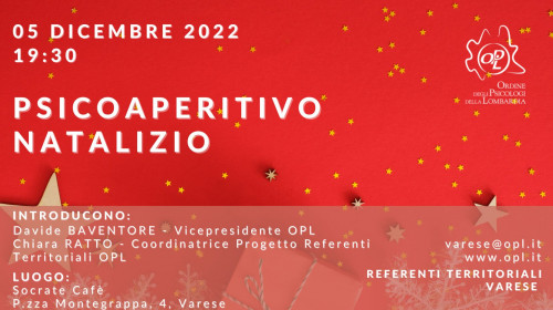 immagine articolo VARESE – Psicoaperitivo Natalizio
