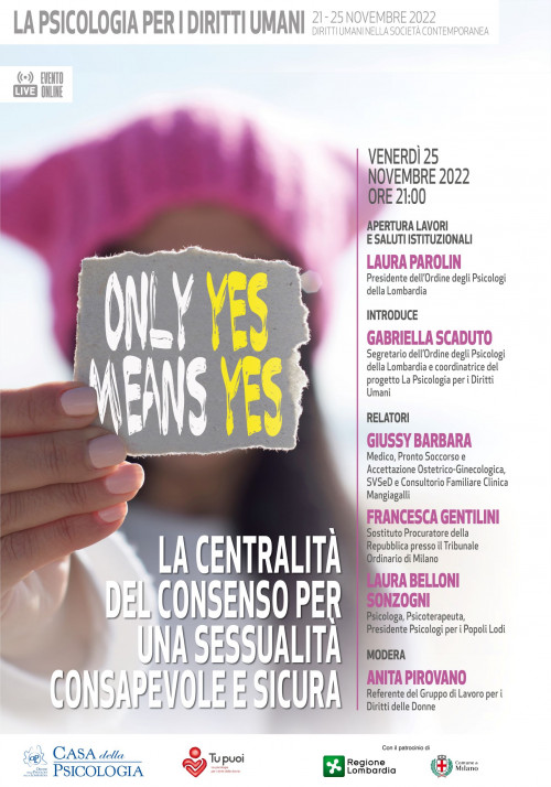 immagine articolo ONLY YES MEANS YES - La centralità del consenso per una sessualità consapevole e sicura