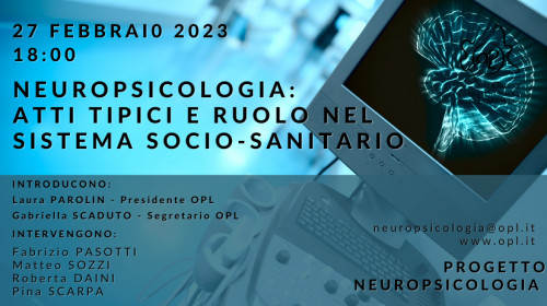 immagine articolo Neuropsicologia: atti tipici e ruolo nel Sistema Socio-Sanitario