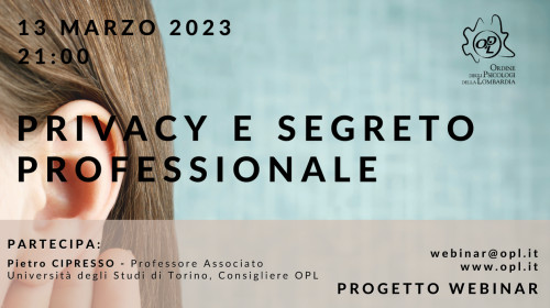 immagine articolo Privacy e segreto professionale