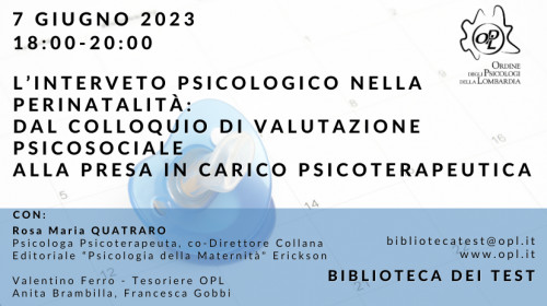 immagine articolo L’Intervento psicologico nella perinatalità: dal colloquio di valutazione psicosociale alla presa in carica psicoterapeuta