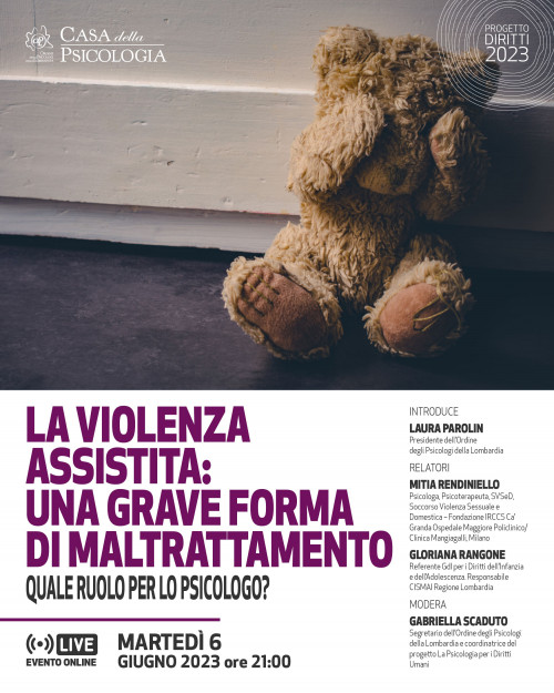 immagine articolo La violenza assistita: una grave forma di maltrattamento. Quale ruolo per lo psicologo?