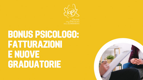 immagine articolo Bonus Psicologo: fatturazioni e nuove graduatorie