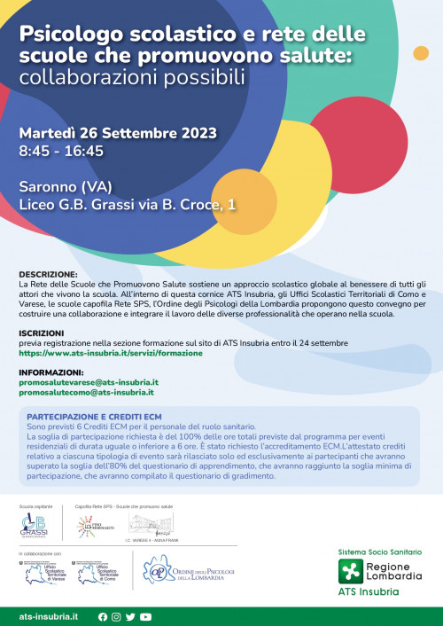 immagine articolo Psicologo scolastico e rete delle scuole che promuovono salute: collaborazioni possibili