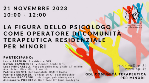 immagine articolo La figura dello psicologo come operatore di comunità terapeutica residenziale per minori