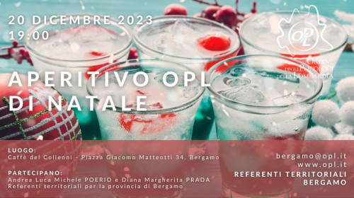 immagine articolo BERGAMO - Aperitivo OPL di Natale