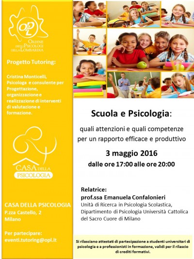 immagine articolo Scuola e psicologia: quali attenzioni e quali competenze per un rapporto efficace e produttivo