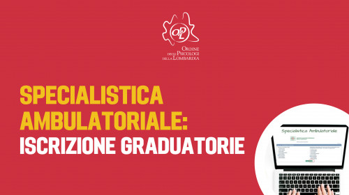 immagine articolo Iscrizione graduatorie Specialistica Ambulatoriale