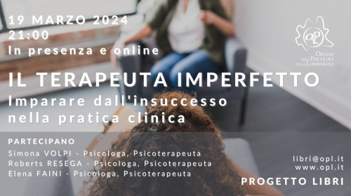 immagine articolo Il terapeuta imperfetto. Imparare dall'insuccesso nella pratica clinica