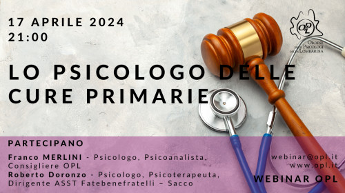 immagine articolo Lo psicologo delle cure primarie