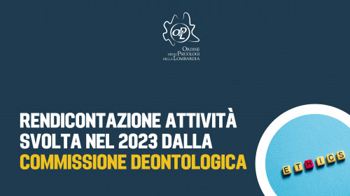 Rendicontazione Commissione Deontologica