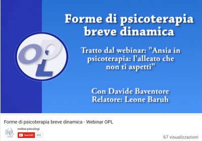 Forme di psicoterapia breve dinamica - estratto