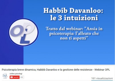 Psicoterapia breve dinamica, Habbib Davanloo e la gestione delle resistenze - estratto