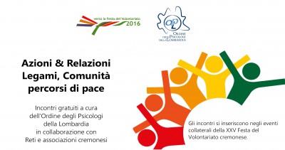 immagine articolo CREMONA - Azioni & Relazioni. Legami, Comunità percorsi di pace