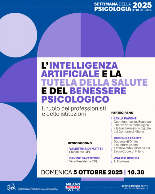 immagine articolo L'intelligenza artificiale e la tutela della salute e del benessere psicologico: il ruolo dei professionisti e delle istituzioni