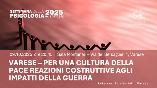 immagine articolo VARESE – PER UNA CULTURA DELLA PACE - Reazioni costruttive agli impatti della guerra

