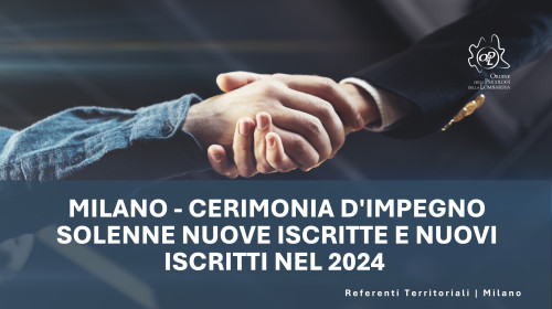 Cerimonia di impegno solenne: accogliamo le nuove psicologhe e i nuovi psicologi iscritti all’Ordine nel 2024