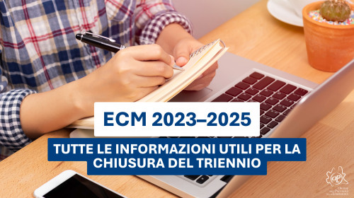 ECM 2023–2025: tutte le informazioni utili per la chiusura del triennio