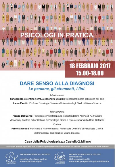 immagine articolo PSICOLOGI IN PRATICA - Dare senso alla diagnosi. Le persone, gli strumenti, i fini.