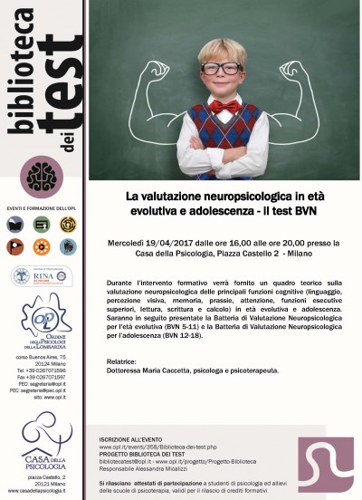 immagine articolo Biblioteca dei Test - La valutazione neuropsicologica in età evolutiva e adolescenza - il test BVN