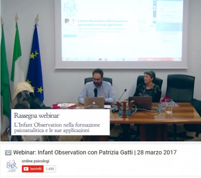 Webinar OPL - L'Infant Observation nella formazione psicoanalitica e le sue applicazioni - Video integrale