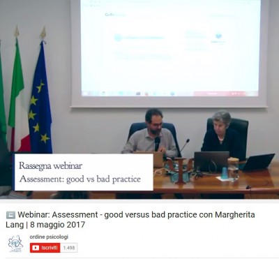 Webinar OPL: Assessment - good versus bad practice - video integrale